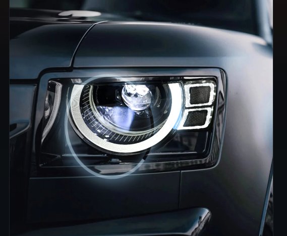 Land Rover Defender L663 headlight